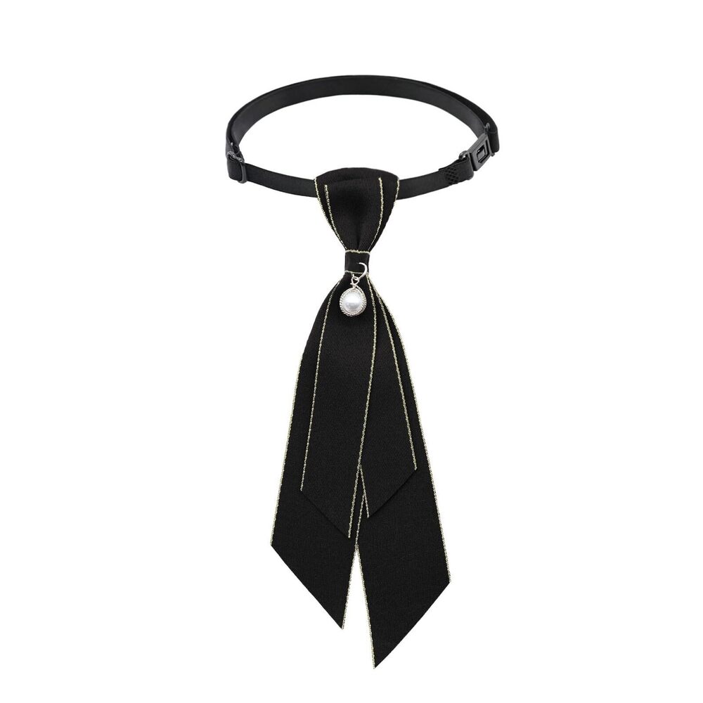 7964 Bow Tie , Adjustable Tie Girls Uniform Ties Pre Tied Necktie